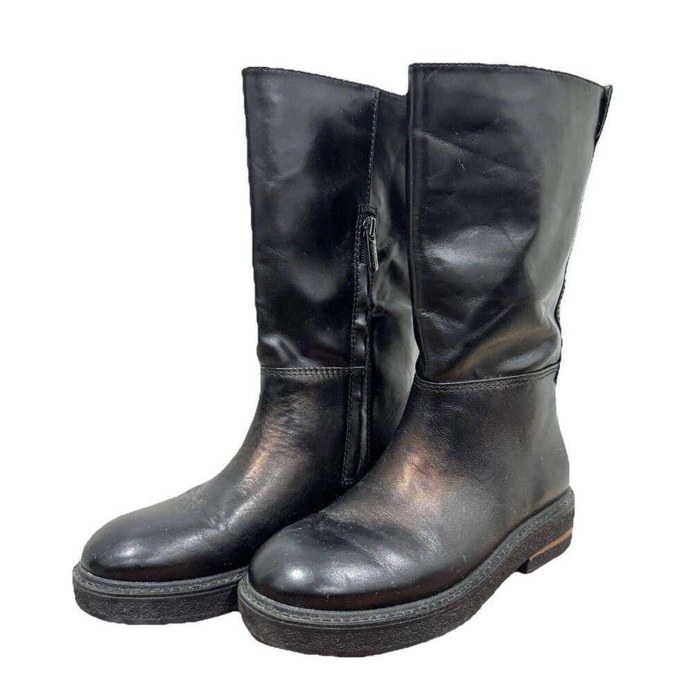 Women’s Franco Sarto Bondie‎ Leather Mid Shaft Boot 5 M (RUNAWAY FW21 56020 Show